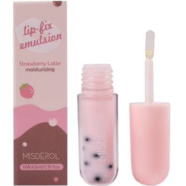 Lotiune Hidratare Buze Derol Lip Fix Strawberry Latte Moisturizing #02
